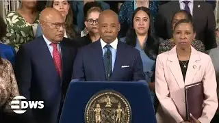 WATCH: NYC Mayor Eric Adams Outlines Times Square New Year&rsquo;s Security 2026 | AQ15