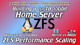 Home Networking: 100TB 10Gbit Server - ZFS considerations (Performance, RAIDz vs RAID and Mirrors)