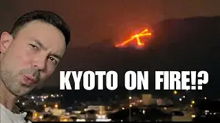 Kyoto&rsquo;s Mountain on Fire!? Daimonji Okuribi from My Apartment | Alexander Seiji Vlog