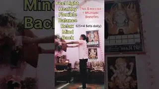 ThisExercise=Multiple Benefits    #feellight #healthy #flexible #relax#mind #back   #shorts#trending