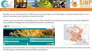 Journ&eacute;es SINP 2020 (2) - Panorama des actualit&eacute;s g&eacute;n&eacute;rales sur le SINP