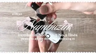 Numbuzin No.9 No.5 & No.2 lines!! 🪷 | (trying on all the skincare & review) ♡🍰