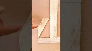 simple trick for measuring wood locks #woodworking #wood #diy #carpentry