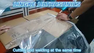 Handheld welding machine cutting plastic bags