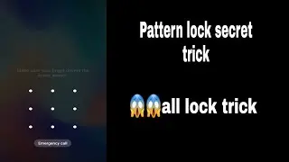 pattern lock secret trick || all mobile lock secret tricks 2021|| new app video 2021