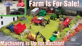 The Big 1/32 Model Farm Day 17 - Mick Is Gone Bust! Farm Is For Sale!