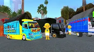 Saatnya Servis Truk Oleng Biru Kuning Upin dan Ipin 🤪😝 ELTIVISION