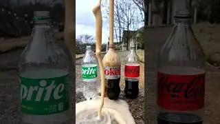 Coke Sodas Vs Baking Soda (SLOW MO) #satisfying #experiment