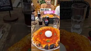 La pizza migliore di Malta a St Julians #malta #contentcreator #ugccreator