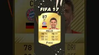 Thomas Muller FIFA Crazy Evolution #fifashorts #fifaevolution