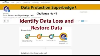 Data Protection Superbadge Unit|| Challenge 2|| Identify Data Loss and Restore Data