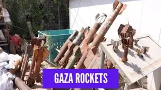 What happens to the rockets fired from Gaza into israel?