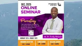 Bring your child into a personal relationship with Jesus Christ|December 2025|Dr Timothy Nduhukire