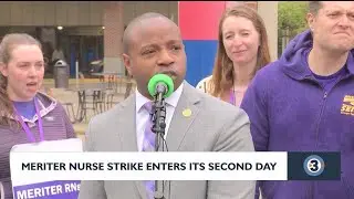 Nurse strike enters second day
