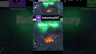 First Radiant Victory Dota 2  | bakerboy247 on #Twitch
