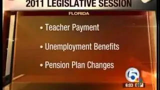 2011 legislative session begins in Tallahassee