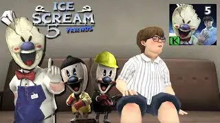 Ice Scream 5 Friends - Full Gameplay - (Android,IOs) New Horror Game