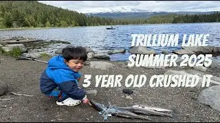 Trillium Lake | Summer Trout Fishing | Oregon Trout Fishing | Mount Hood | Lake Trillium