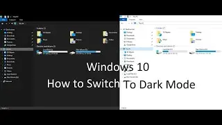 How to switch to dark mode in Windows 10