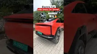 Mahindra BE 6 with V8 Petrol Engine Sound 🔥 #manishbhardwaj #electriccarreview #evcar #shorts