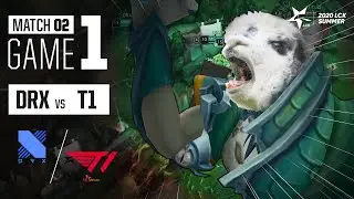 DRX vs T1 | Match02 Game1 H/L | 2020 LCK Summer
