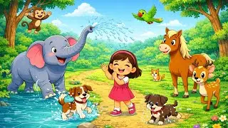 गुड़िया और उसके दोस्त | Gudiya or Uske dost | Hindi kids Cartoon [ Hindi cartoon Song] @BG.DA-Story 
