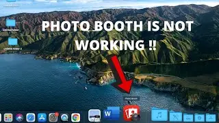 Photo Booth on MacOS is not working!!!!