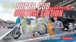 SuperCub C125 Custom Edition nội địa Th&aacute;i m&agrave;u trắng y&ecirc;n đỏ | Ship tận nh&agrave; kh&aacute;ch Đồng Th&aacute;p