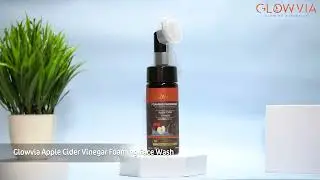 Glowvia Apple Cider Vinegar Foaming Face Wash | Removes the dead skin cells & lifts the impurities