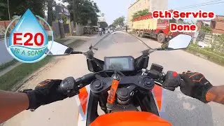 My KTM RC200 6th Service Done | E20 Fuel Drops My Bike&rsquo;s Performance and Mileage 😢