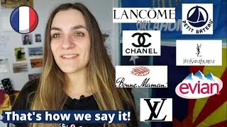 Frenchie gives you the pronounciation of these Iconic Brands | Louis Vuitton, Lanc&ocirc;me, Evian...