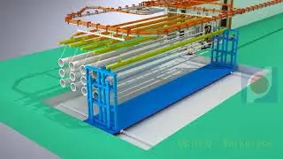 Lamp Post Powder Coating Line - 2021 - HANNA
