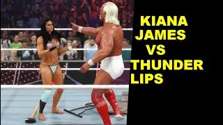 WWE 2K25 Kiana James vs Thunderlips - No DQ