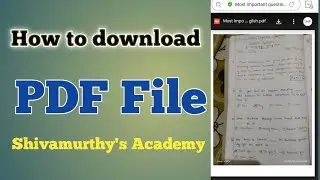 How to download PDF File from description box#pdf#file#2022#download#mobile