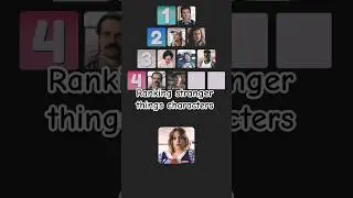 ranking stranger things characters #movie #spedup #80smusic #music