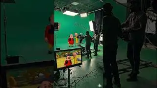 🎬 Green Screen Magic Exposed! How Movies Create Fake Worlds in Studio #shorts #shortfeed #fyp #viral