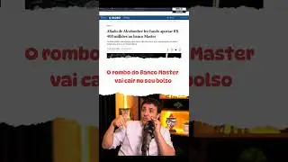 Rombo do Banco Master: estados e munic&iacute;pios podem pagar a conta? #renansantos #politica #bancomaster