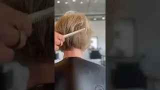Finishing a Haircut Sally