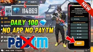 GET 100 DAILY DIAMONDS IN FREE FIRE NO APP NO PAYTM | ADD 100 DIAMONDS IN FREE FIRE WITHOUT ANY APP