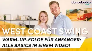 West Coast Swing Basics: Einfache Warm-Up-Folge für Anfänger (Mitmach-Video | 8 Min.)