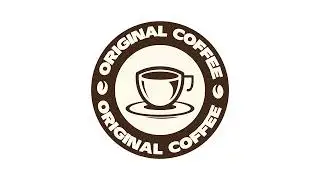 Professional Coffee Logo Design in Illustrator - Adobe Illustrator Tutorial - How to design a logo