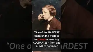 Lewis Carroll's Best QUOTE - short quote video
