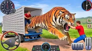 Animal Cargo Truck Driving Game 3D - Animal Transport Cargo Truck 2024 - Android Gameplay