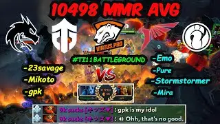 23savage Mikoto GPK VS Pure Emo Stormstormer TI11 All-Star PUB Talon VP Entity IG TSpirit DOTA 2