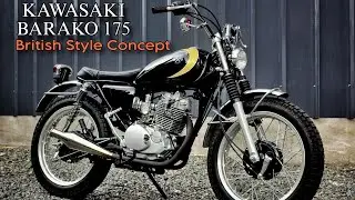 KAWASAKI BARAKO 175 | British Style Concept by Iron Macchina Customs