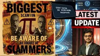 Biggest Scam in Pi Network 😒 Don't enter your passphrase anywhere else your pi wallet be zero #fraud