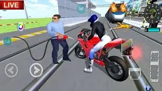 💤✅3D Driving Class Simulator Bullet Train Vs Motorbike - Bike Driving Game - Android Gameplay