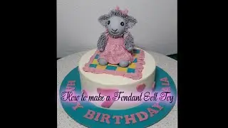 How to make a fondant Lamb soft toy