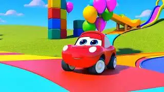 Color Cars Bouncing! | Fun Cartoon Toy Cars for Kids. Watch these adorable baby-sized cars 