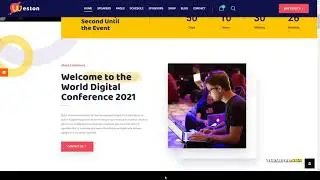 Weston - Conference and Event WordPress Theme annual workshops Build Website